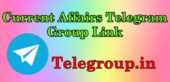 Current Affairs Telegram Group Link