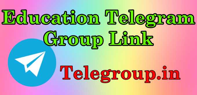 Education Telegram Group Link