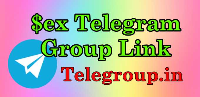 Sex Telegram Group Link