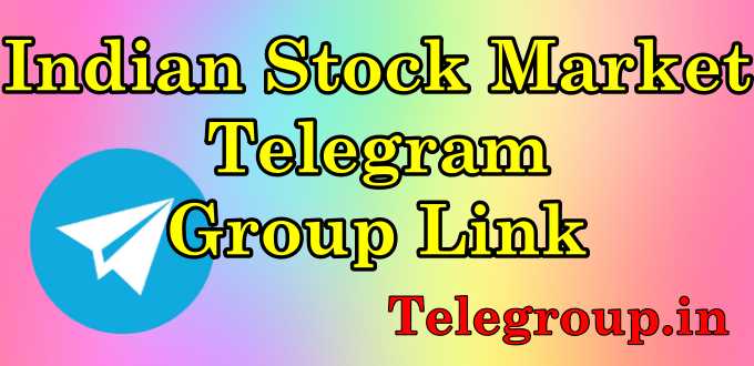 Indian Stock Market Telegram Group Link