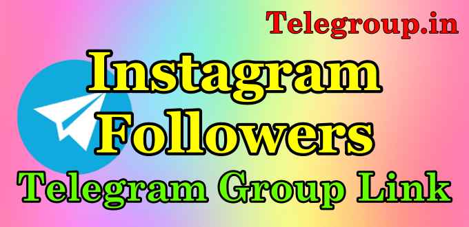 Instagram Followers Telegram Group Link